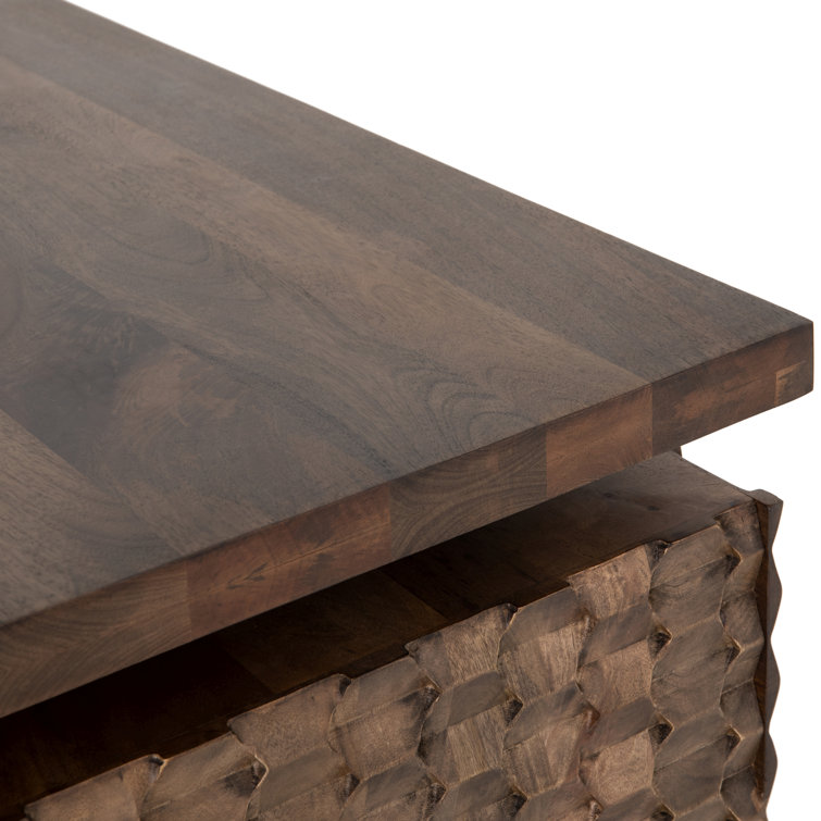 Antique Brown Mango Wood Home Office Desk