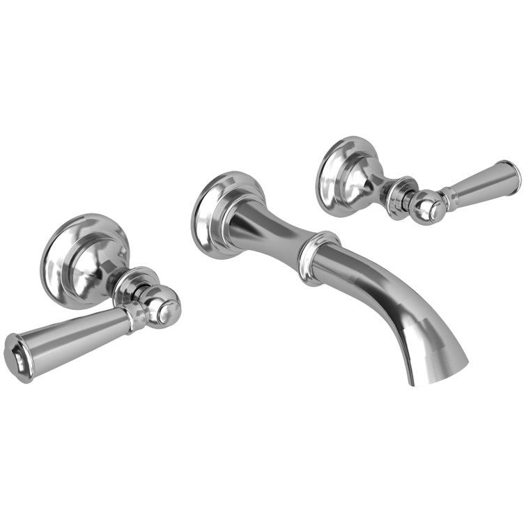 Sutton Manor Traditional Polished Chrome Lever Handle Bathroom Faucet