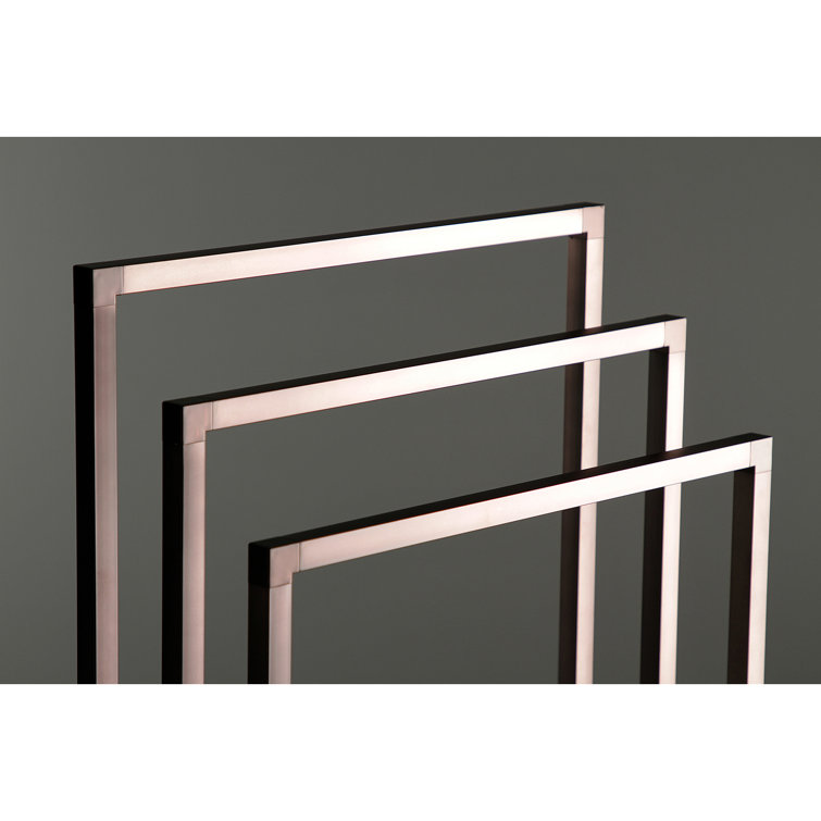 Oil Rubbed Bronze Modern 3-Tier Freestanding Towel Rack