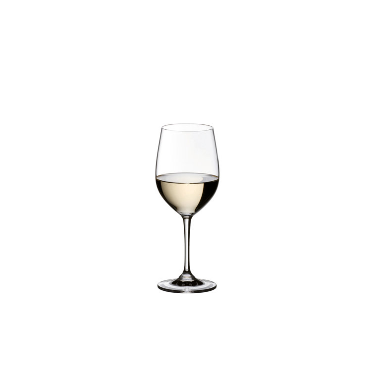 Riedel Vinum 12 oz Clear Crystal Chardonnay Wine Glasses, Set of 2