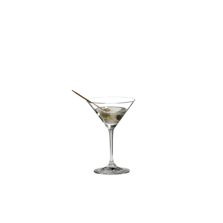 Riedel Vinum Clear Crystal Martini Glass Set of 2
