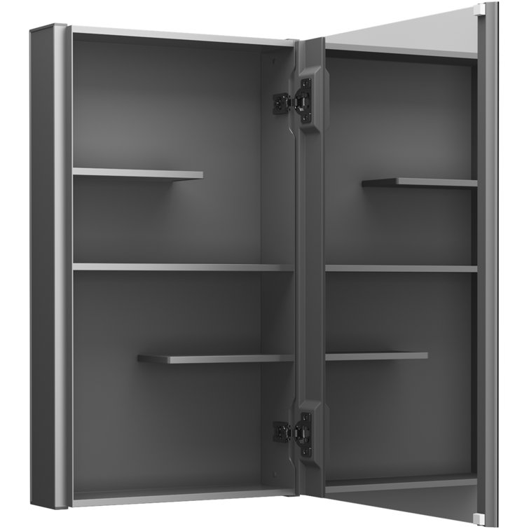 Maxstow 15" x 24" Aluminum Frameless Medicine Cabinet