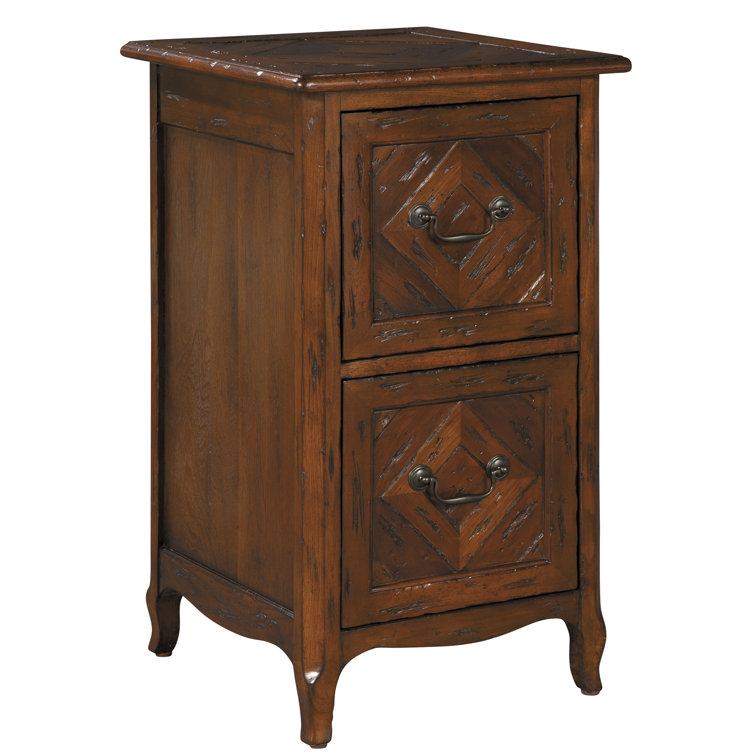 Hekman Cognac 2-Drawer Fire Resistant Legal Size File Cabinet