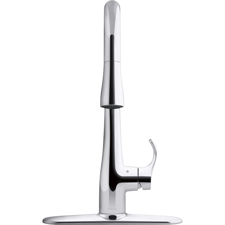 Polished Chrome Touchless Pull-Down Kitchen Faucet