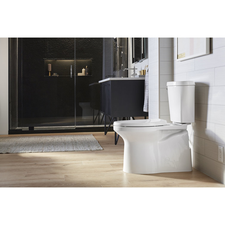 White High Efficiency Two-Piece Elongated Toilet