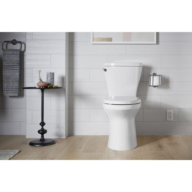 White High Efficiency Two-Piece Elongated Toilet