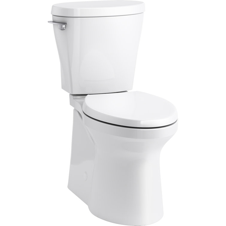 White High Efficiency Two-Piece Elongated Toilet