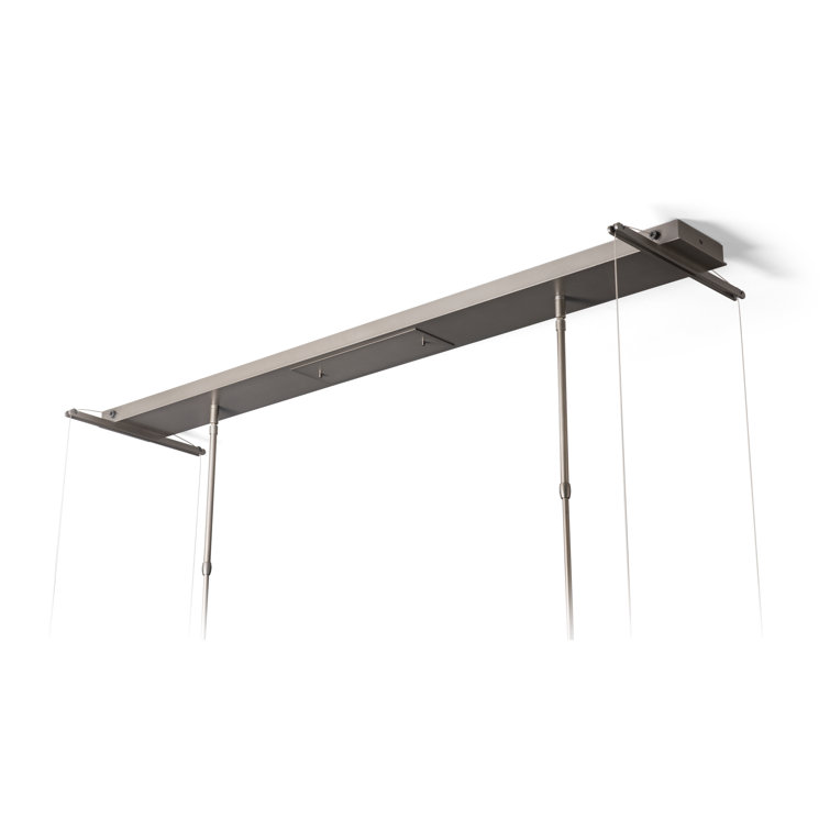 Autumn Elegance Dark Smoke LED Kitchen Island Pendant