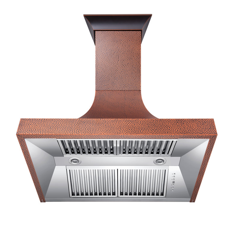 ZLINE 30" Hand-Hammered Copper Wall Mounted Range Hood