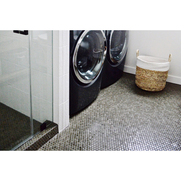 Silver Sage Porcelain Mosaic Bathroom Shower Tile