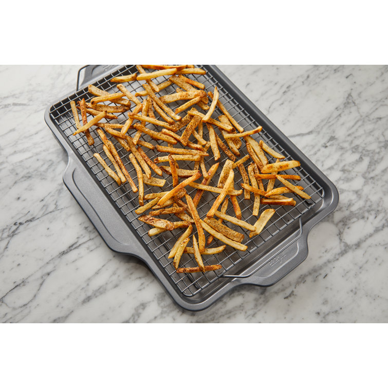 Gray Aluminized Steel Nonstick 5-Piece Bakeware Set
