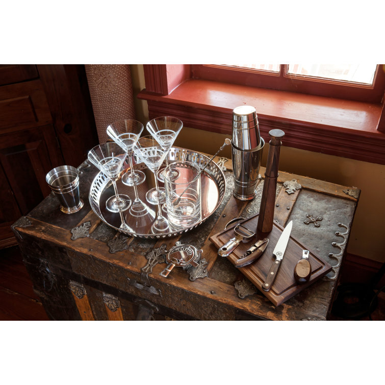 Crafthouse Tritan Crystal 9.9 oz Martini Glass Set of 4