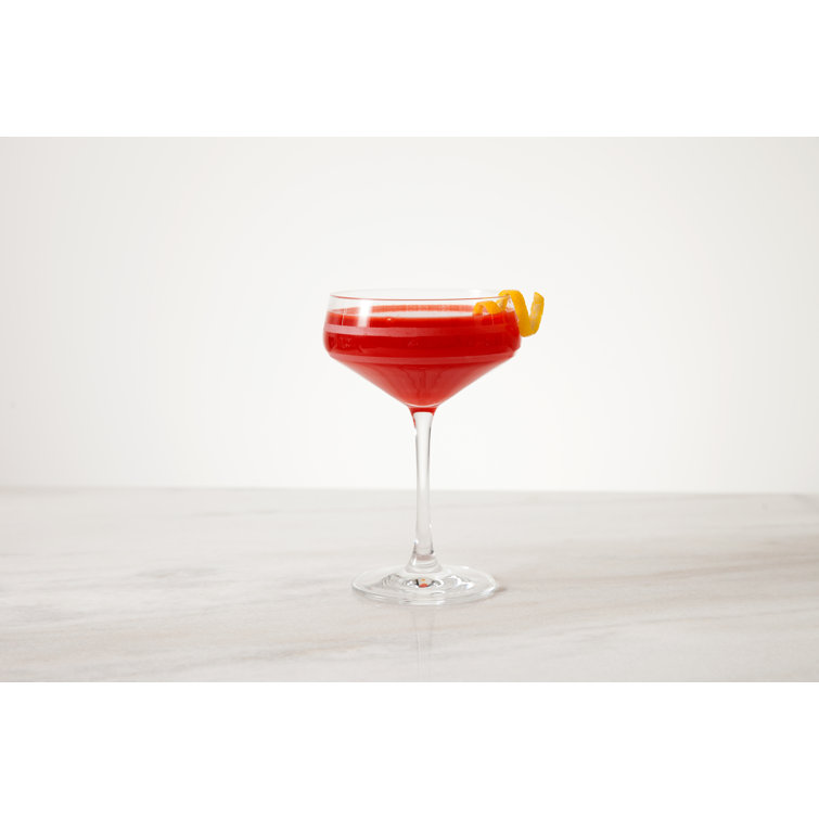 Crystal Clear 8.8 oz Coupe Cocktail Glass Set of 4