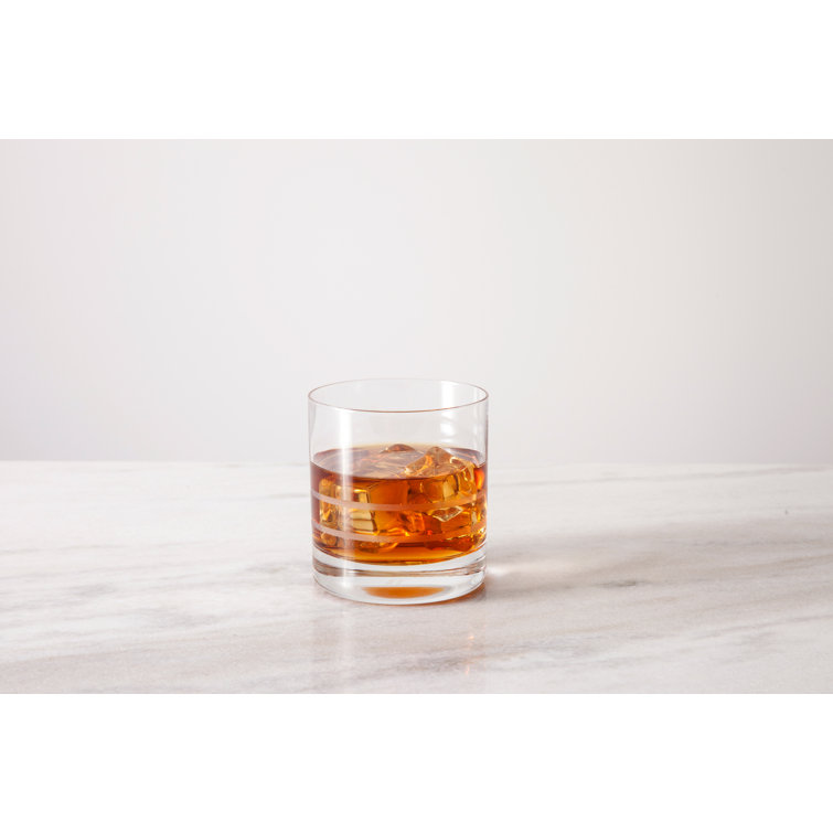 Crafthouse Clear Tritan Crystal 13.5oz Whiskey Glass Set of 4