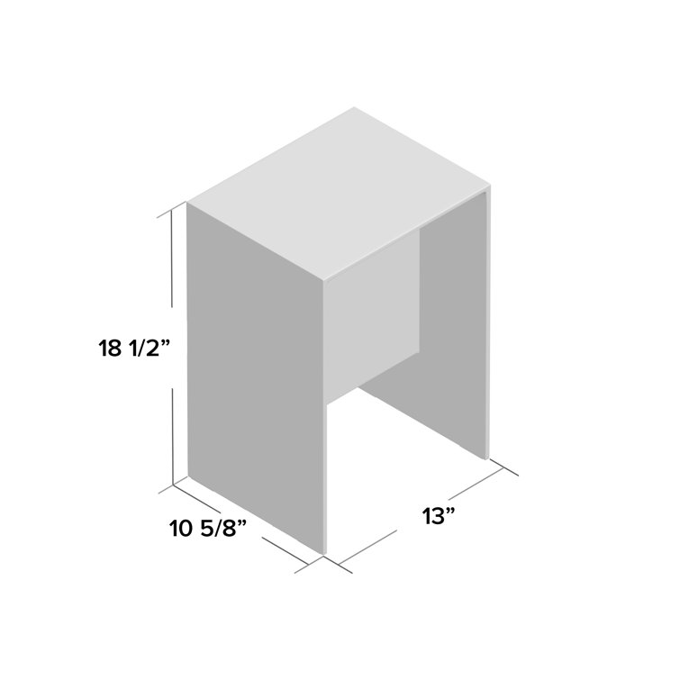 Ludovica + Roberto Palomba Nude Acrylic Max Beam Side Table