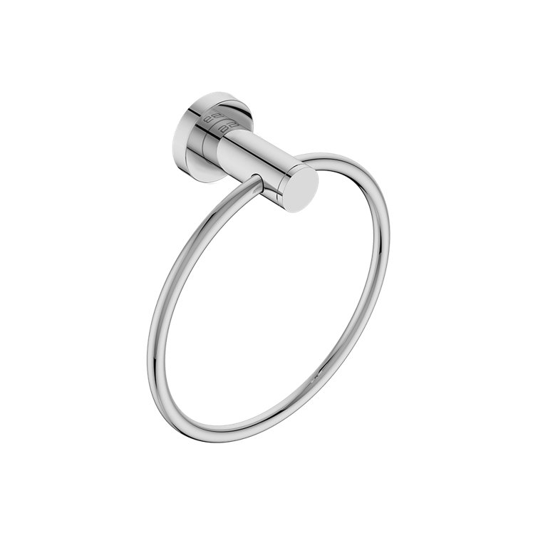Polished Stainless Steel Contemporary Bathroom Towel Ring