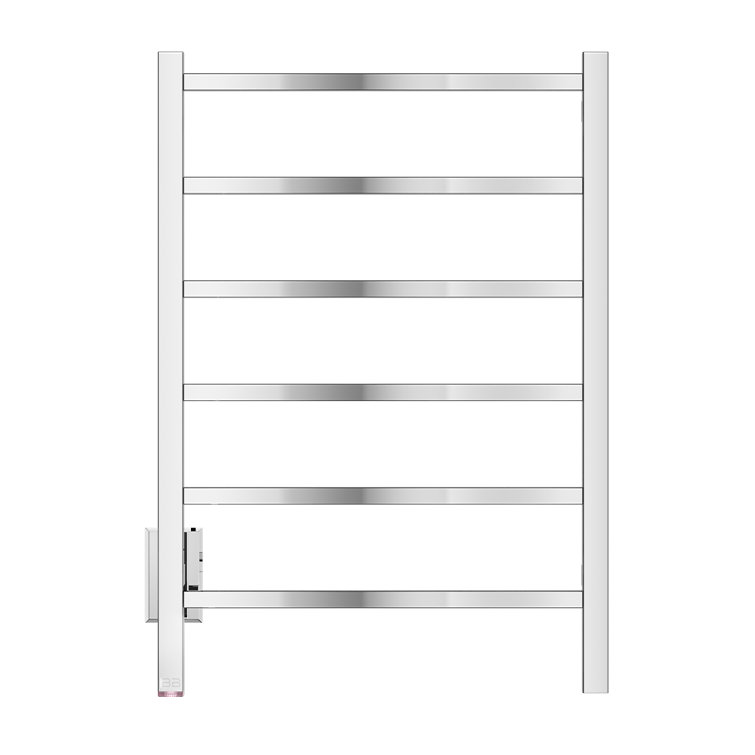 Polished Stainless Steel 21.6'' 6-Bar Towel Rack