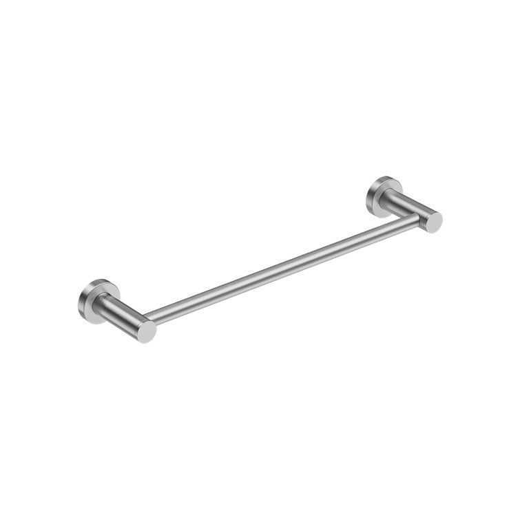 Brushed Stainless Steel Contemporary Wall Towel Bar