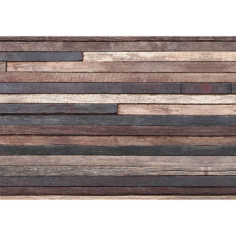 70.8'' L x 17.1'' W Brown Vinyl Peel and Stick Mosaic Tile