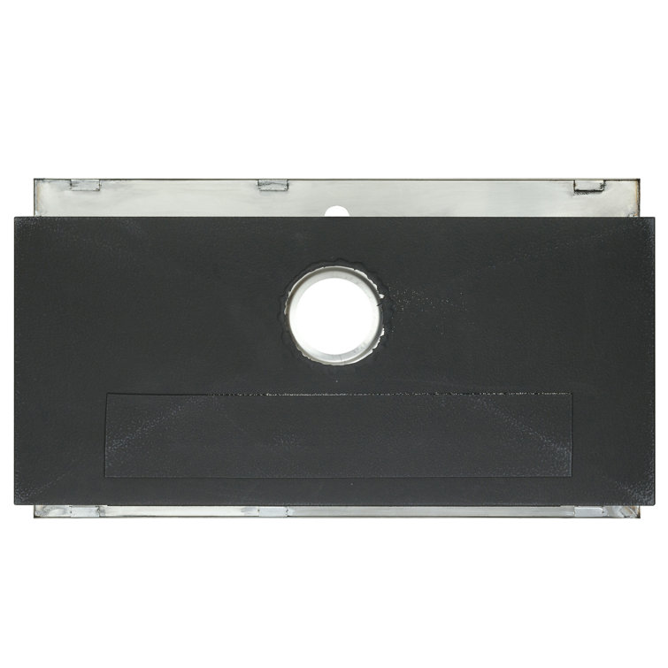 Brushed Stainless Steel Single Bowl Drop-In Kitchen Sink