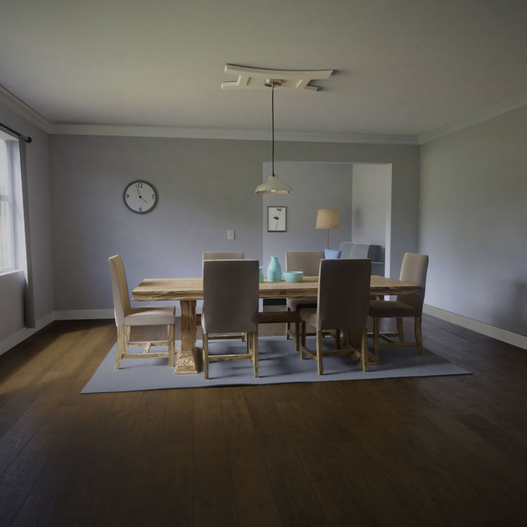 Haven White PVC Contemporary Ceiling Medallion
