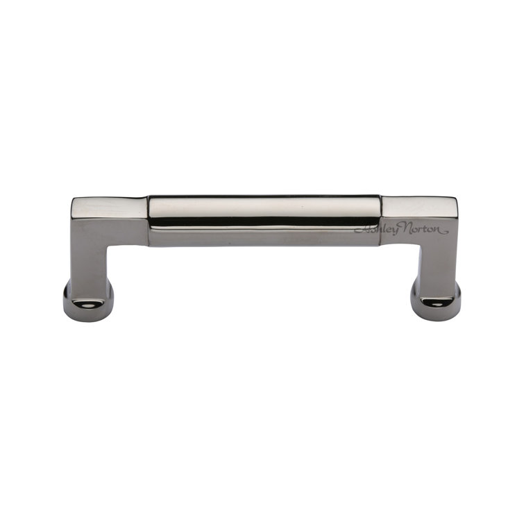 Polished Nickel 4" Solid Brass Bar Handle Pull