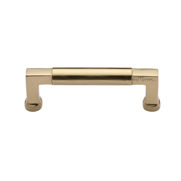 Satin Brass 4" Solid Construction Cabinet Bar Pull