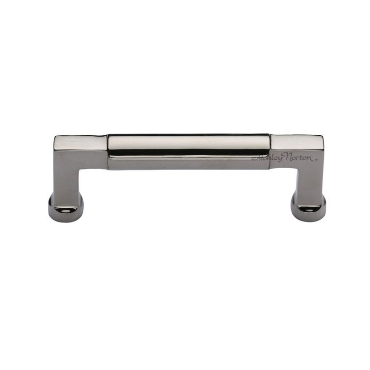 Polished Nickel 4" Solid Brass Bar Handle Pull