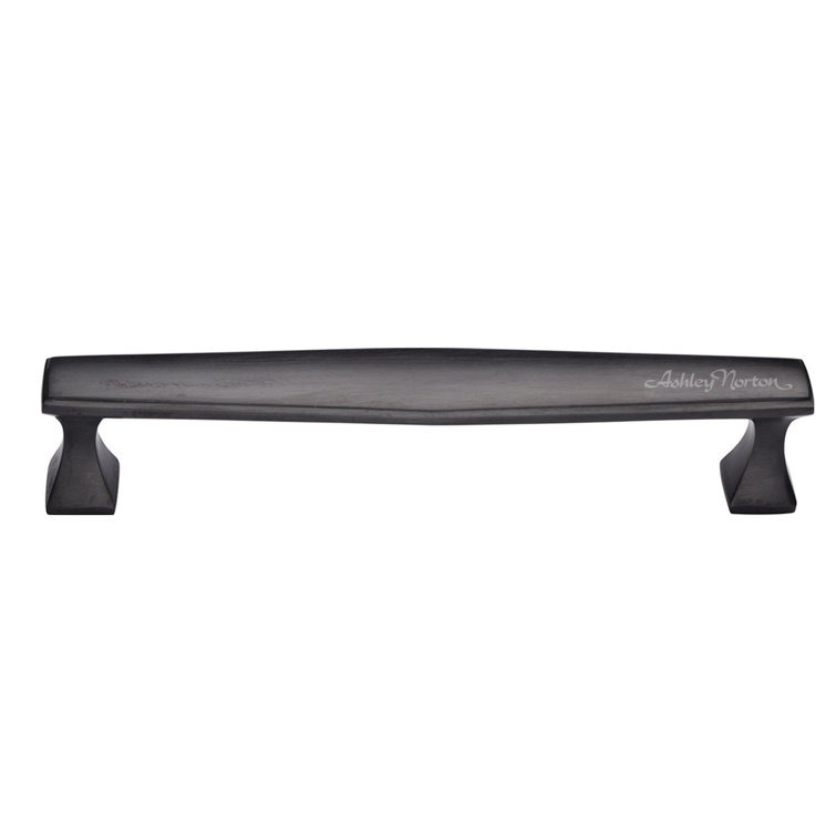 10" Dark Oil Rubbed Solid Brass Bar Pull with Mounting Hardware