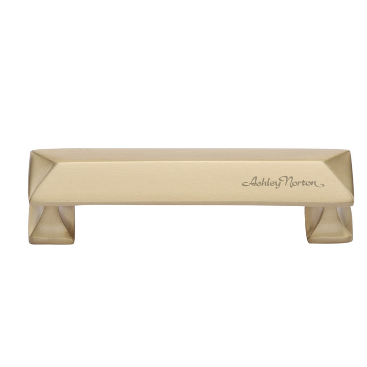 Satin Brass 4.375" Solid Brass Cabinet Bar Pull