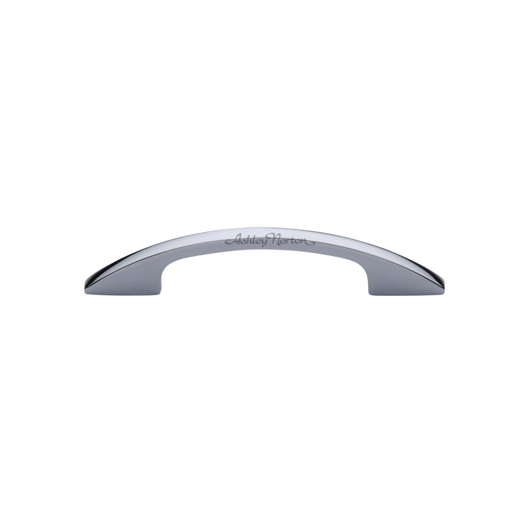 Polished Chrome Solid Brass Oval Cabinet Arch Pull