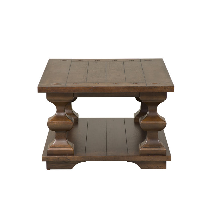 Sedona Round Kona Brown Solid Wood Coffee Table