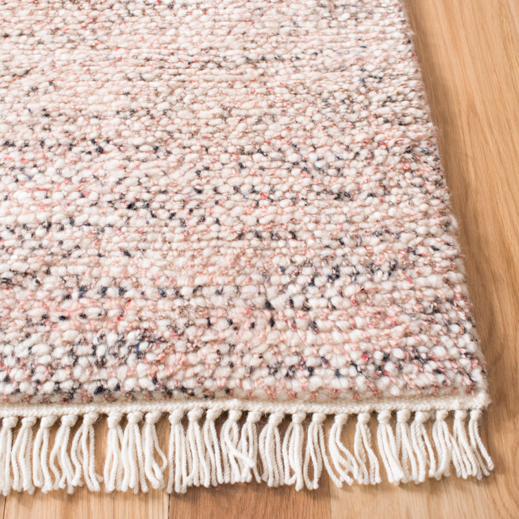 Handmade Beige Wool Flatweave 8' x 10' Rug