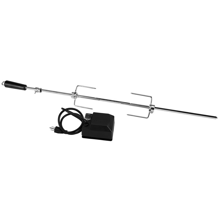 Monument Stainless Steel 35" Rotisserie Kit with Electric Motor