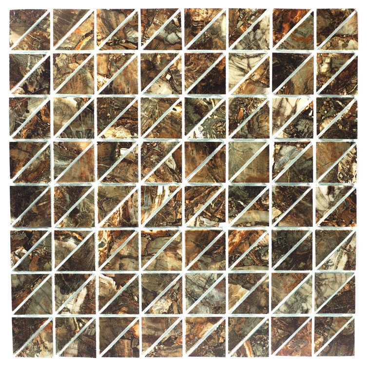 Musico 12'' Multicolor Glass Mosaic Tile