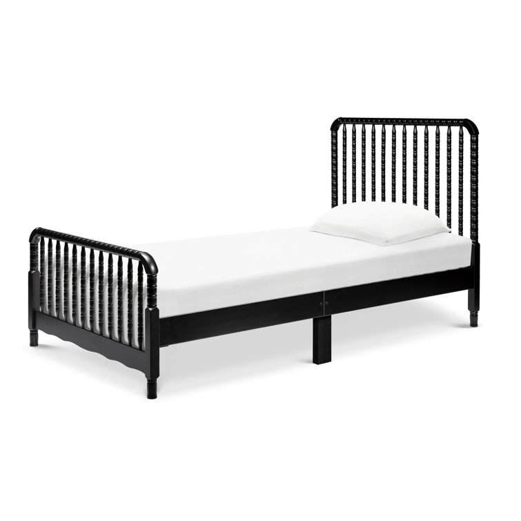Classic Jenny Lind Twin Platform Bed in Ebony Pine