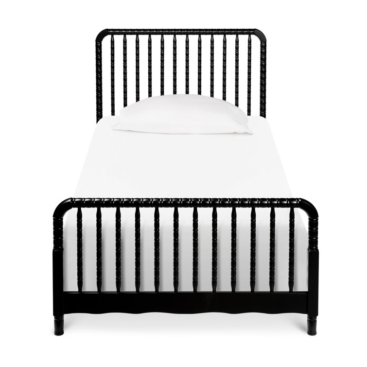 Classic Jenny Lind Twin Platform Bed in Ebony Pine