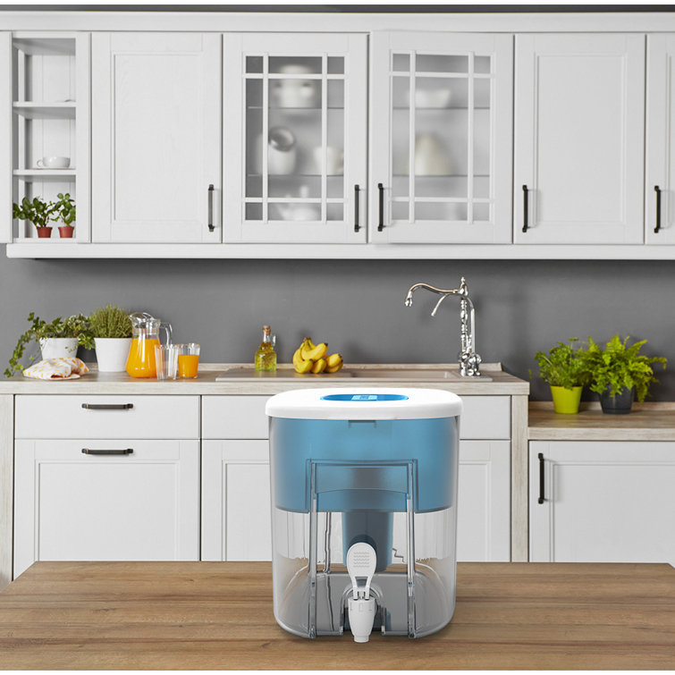 Sky Blue 2.4 Gallon Alkaline Water Dispenser with Filters