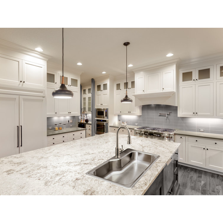 Sleek 33" Stainless Steel Single Bowl Kitchen Sink
