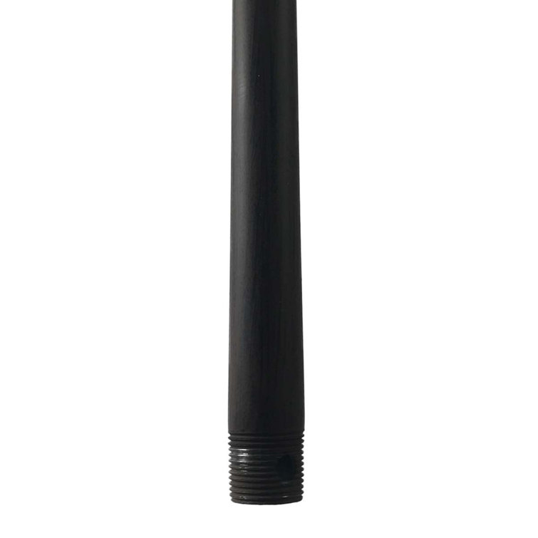 60-Inch Gloss Black Steel Ceiling Fan Downrod