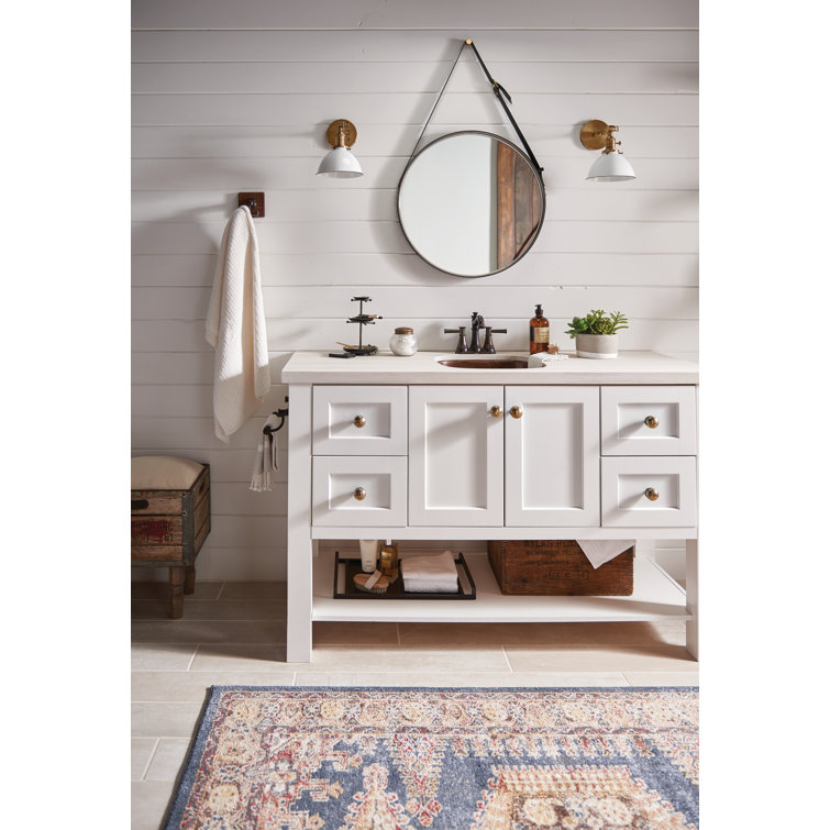 Elegant Belfield Polished Nickel Two-Handle Centerset Bathroom Faucet
