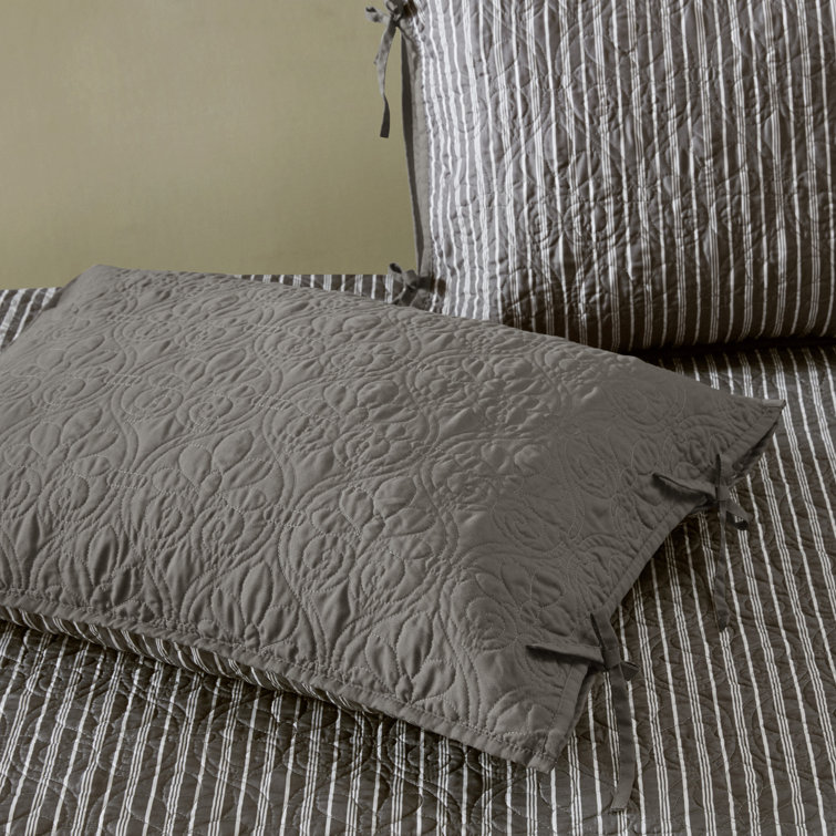 Quebec Dark Grey 6-Piece Reversible Daybed Cover Set