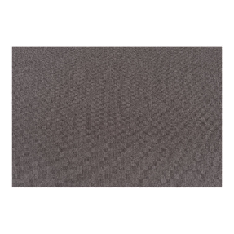 Light Gray Velvet Square Ottoman with Solid Wood Frame