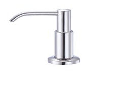 Polished Chrome Solid Brass Soap and Lotion Dispenser