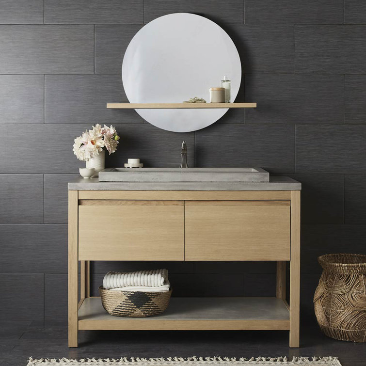 Sunrise Oak 48" Freestanding Single Bathroom Vanity Base