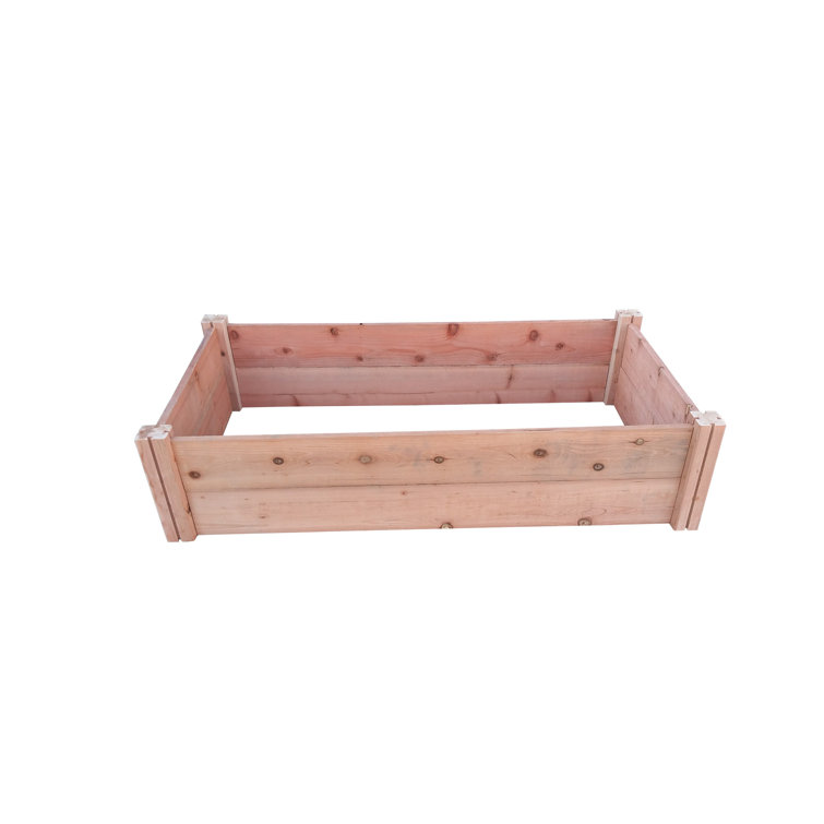GroGardens Kenn Handmade Wood Raised Garden Bed