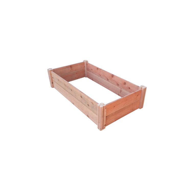 GroGardens Kenn Handmade Wood Raised Garden Bed