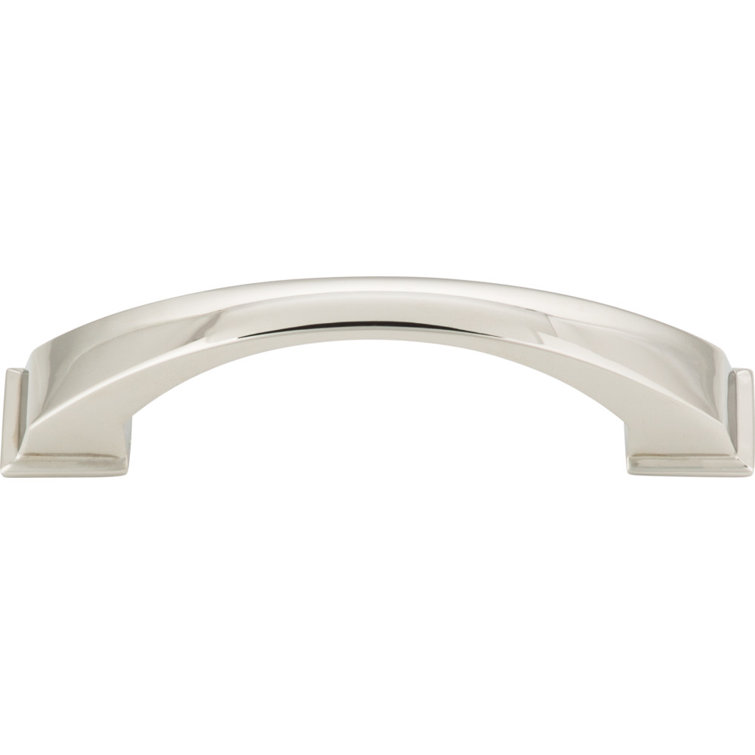 Polished Nickel Arch Pull with Mounting Hardware
