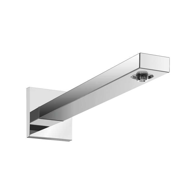 Chrome Wall-Mounted Brass Shower Arm