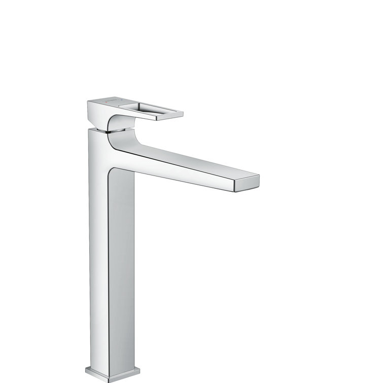 Sleek European Chrome Single Hole Vessel Bathroom Faucet